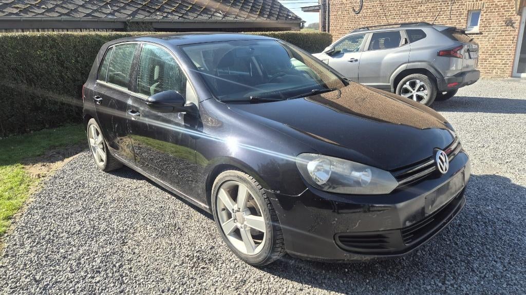 Volkswagen Golf 6/2010, Auto's, Zwart, Zwart, Bedrijf, Golf