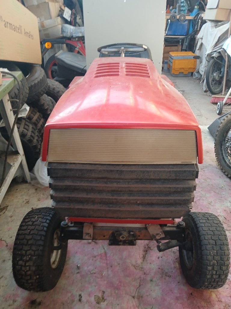 Tracteur tondeuse de course, Ophalen, Gebruikt