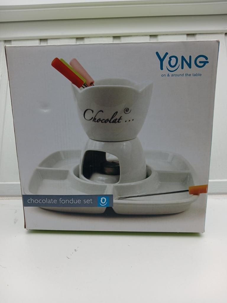 Chocolade fondue set (nieuw en ongebruikt), Ophalen