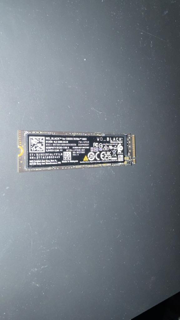 Wdc black 500GB NVME SSD, Intern, SSD, Ophalen of Verzenden, Zo goed als nieuw