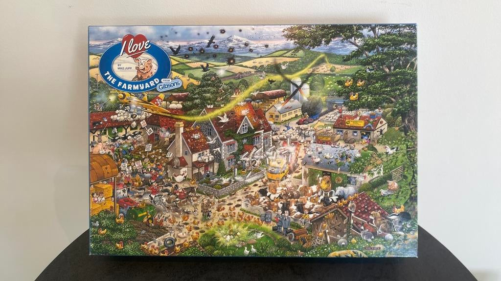 Chaotische puzzel, Ophalen, 500 t/m 1500 stukjes, Zo goed als nieuw, Legpuzzel