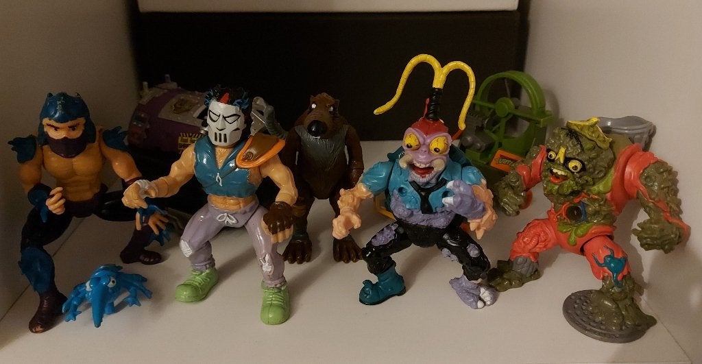TMNT oude figuren lot, Ophalen, Gebruikt