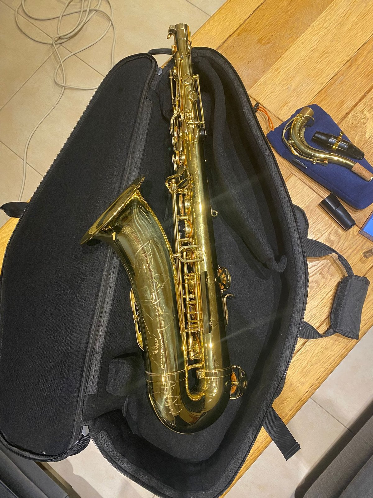 Saxophone Tenor TTS-180 + bec s80 C* + sac, Enlèvement, Comme neuf, Ténor