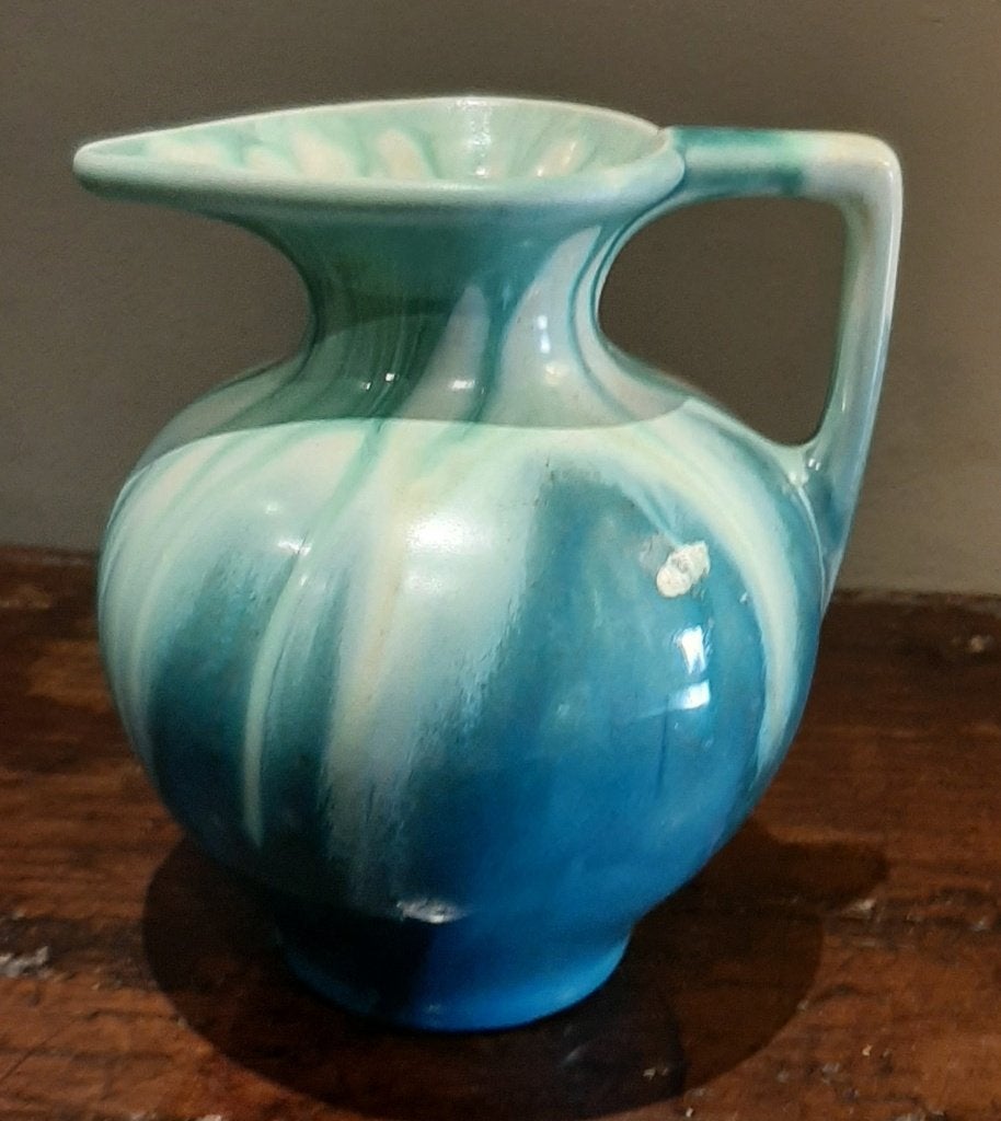 Vintage Art Deco druipglazuur Faiencerie Thulin, ca +- 1930, Antiek en Kunst, Ophalen of Verzenden