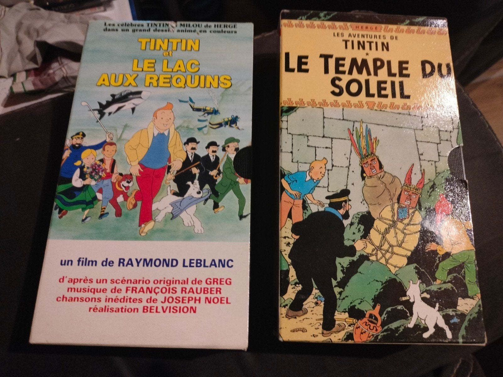 2 VHS Tintin, Tous les âges, Enlèvement ou Envoi, Utilisé, Action et Aventure
