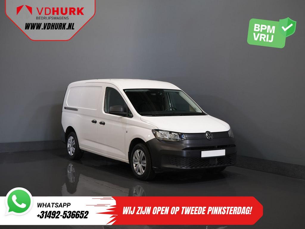 Volkswagen Caddy Cargo Maxi 1.5 TSI BENZINE Betimmerd/ Airco, Auto's, Bedrijf, Handgeschakeld, Onderhoudsboekje, 0 g/km