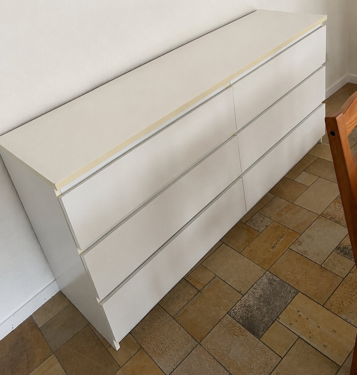 Ladenkast/ commode 6 tirois malm ikea, Maison & Meubles, Enlèvement, Utilisé