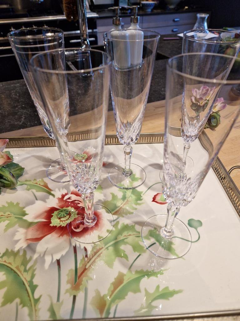 5 flûtes à champagne