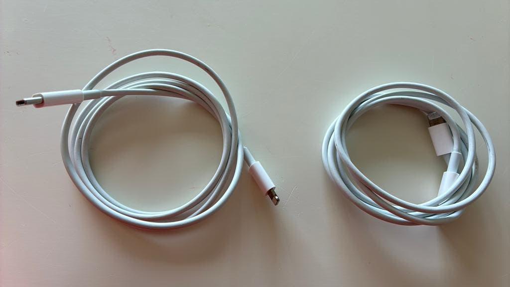 2 Apple USB-C > lightning kabels in nieuwstaat, Ophalen of Verzenden, Zo goed als nieuw