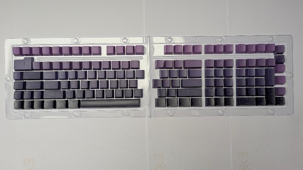 105 Keycap Set (Purple Gradient), Computers en Software, Toetsenborden, Ophalen of Verzenden, Overige indelingen, Zo goed als nieuw