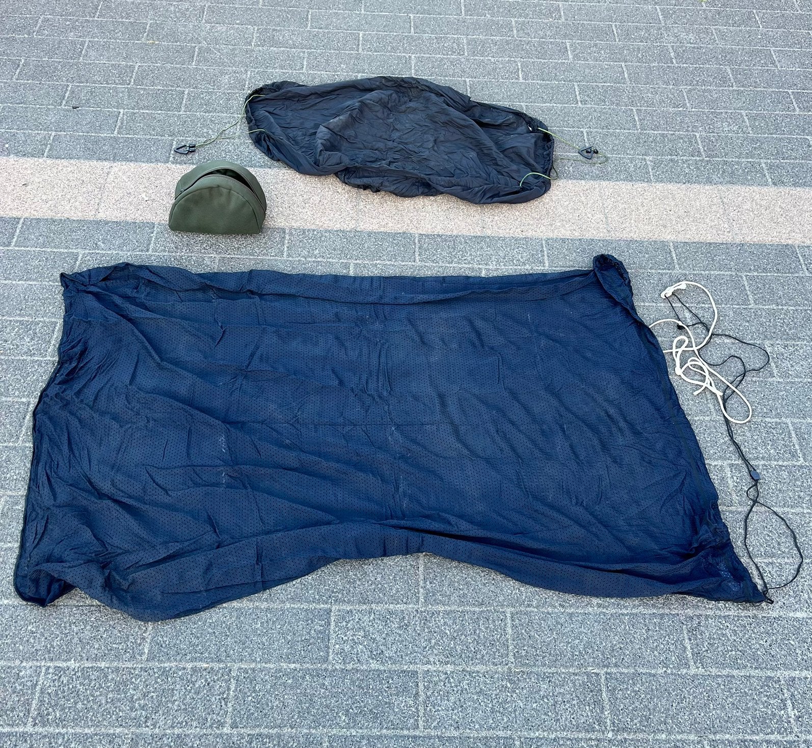 Onthaakmat + sling + weegzak, Watersport en Boten, Hengelsport | Algemeen, Ophalen, Gebruikt, Overige typen