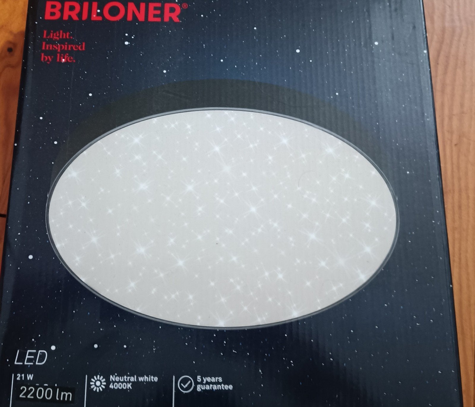 Plafonnier LED Briloner - Effet Ciel Étoilé (21W - 2200 lm), Enlèvement ou Envoi, LED