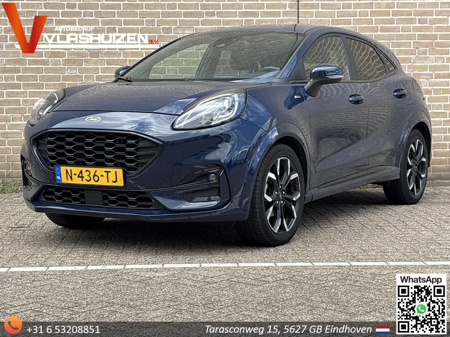Ford Puma 1.0 EcoBoost Hybrid ST-Line X | € 7.950,- NETTO! |, Navigatiesysteem, Puma, Blauw, Bedrijf