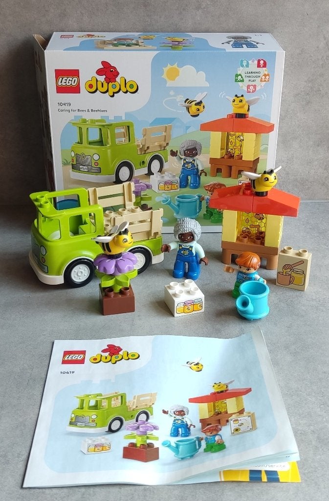 lego duplo 10419 bijen en bijenkorven, Ophalen of Verzenden, Zo goed als nieuw, Compleet, Duplo