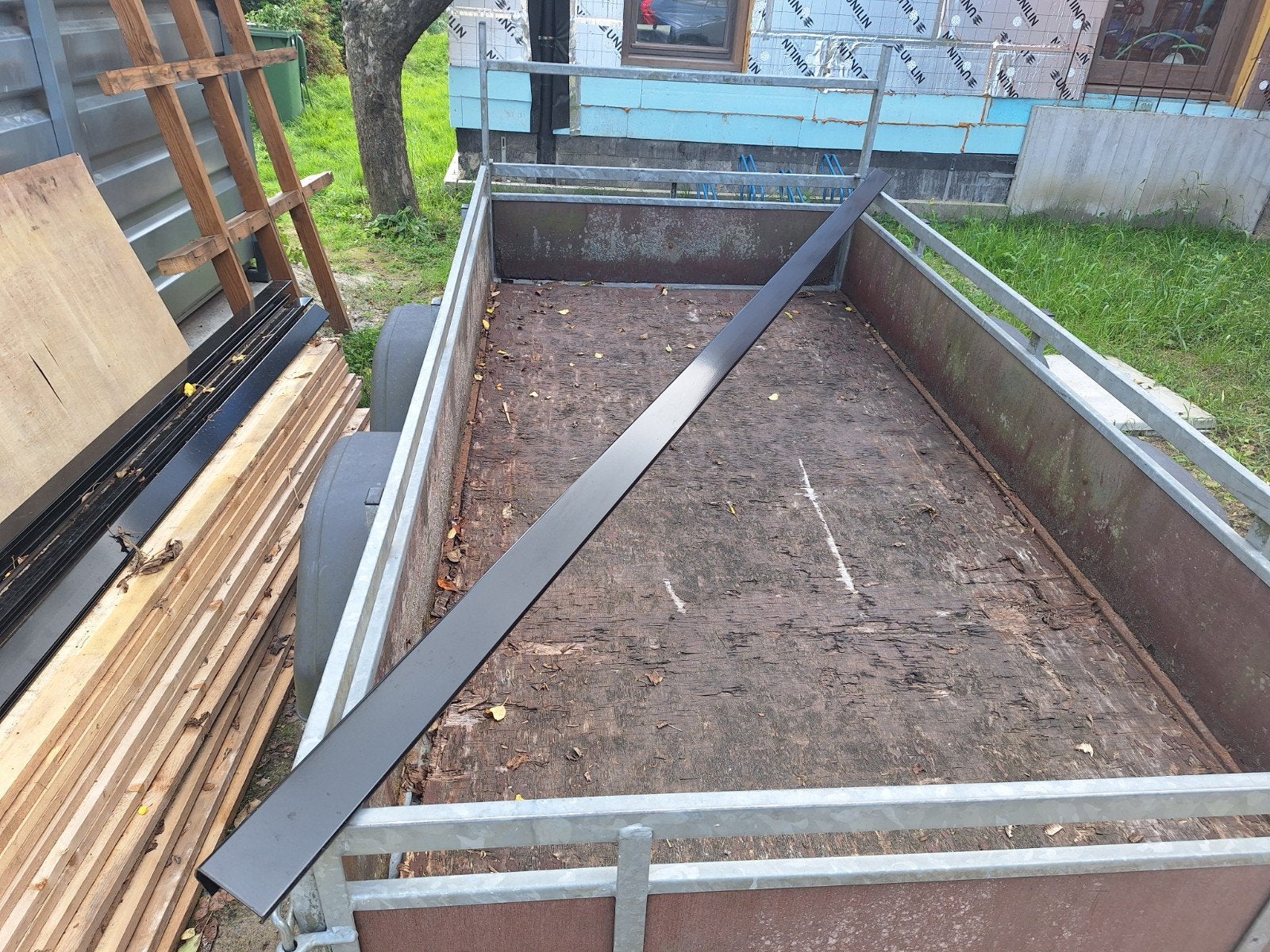 Dakrand Defrancq zwart 6cm 30m (nieuw), Neuf, Enlèvement, Autres types, Métal
