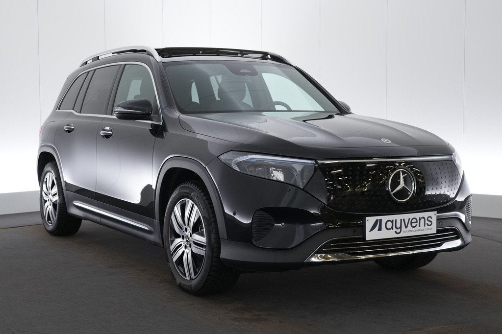 (2FMS538) MERCEDES-BENZ EQB, Auto's, EQB, Zwart, 67 kWh, 5 zetels