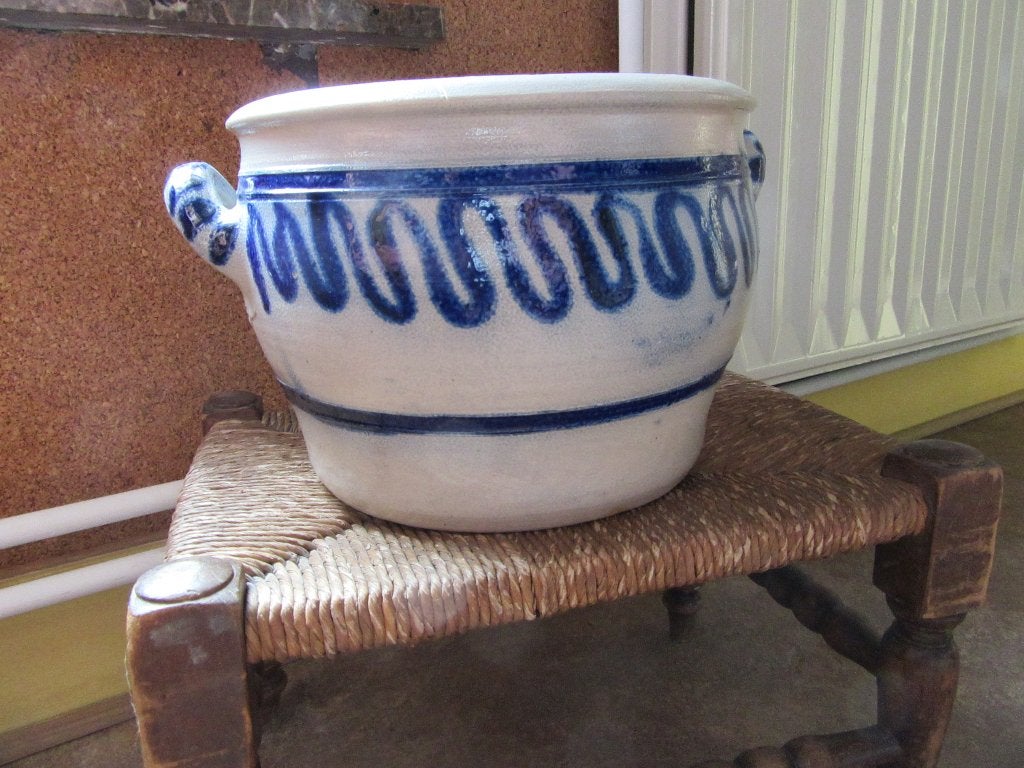 ancien cache-pot en grès, Ophalen