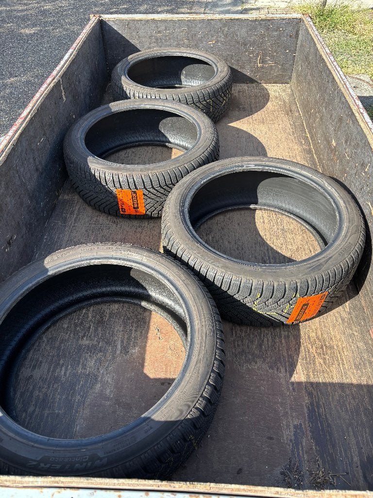Winterbanden Pirelli 19" zo goed als nieuw ( laag profiel ), Auto-onderdelen, Gebruikt, Winterbanden, Band(en), Personenwagen