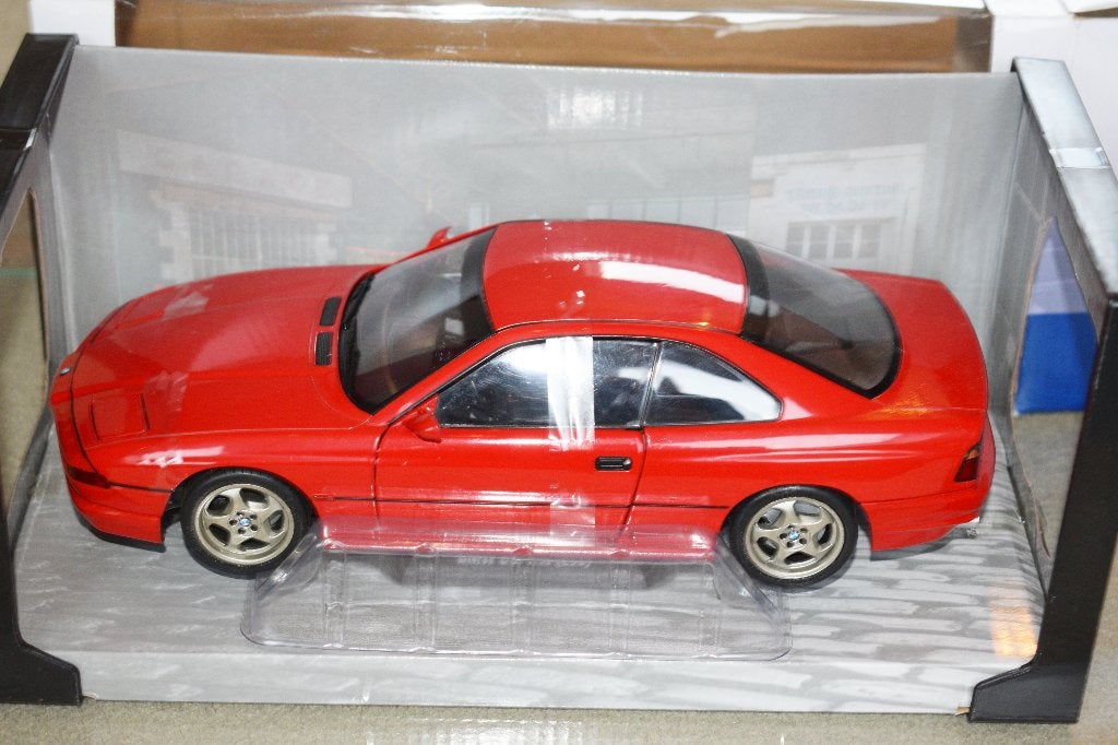 miniature automobile 1:18 neuf solido BMW 850 CSI E31 rouge, Enlèvement ou Envoi, Neuf, Solido