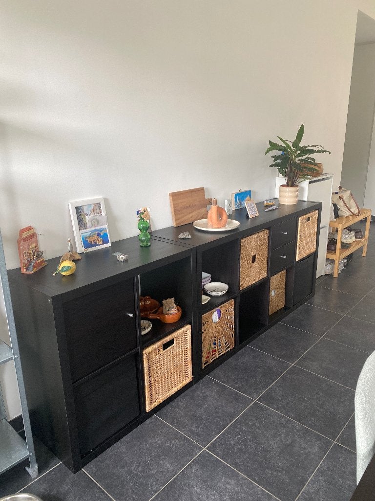 Commode bibliothèque Kallax Ikea, Avec tiroir(s), 25 à 50 cm, Moins de 100 cm, 100 à 150 cm