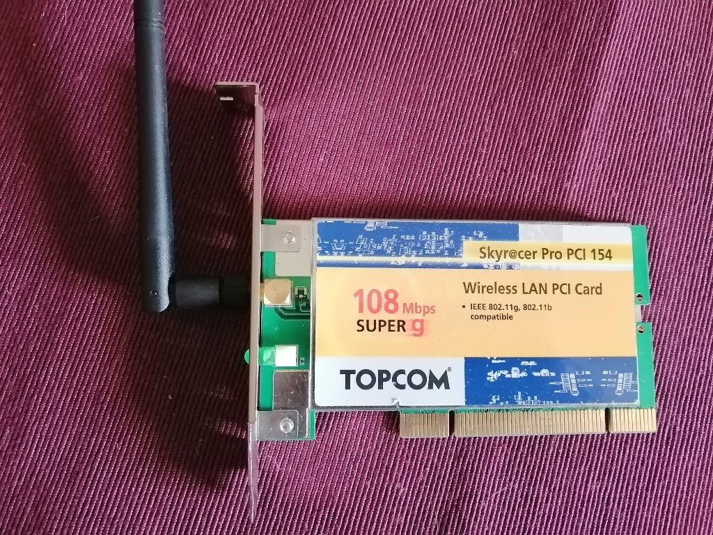 Carte réseau sans fil Topcom Skyr@cer Pro PCI 154, Verzenden, Extern
