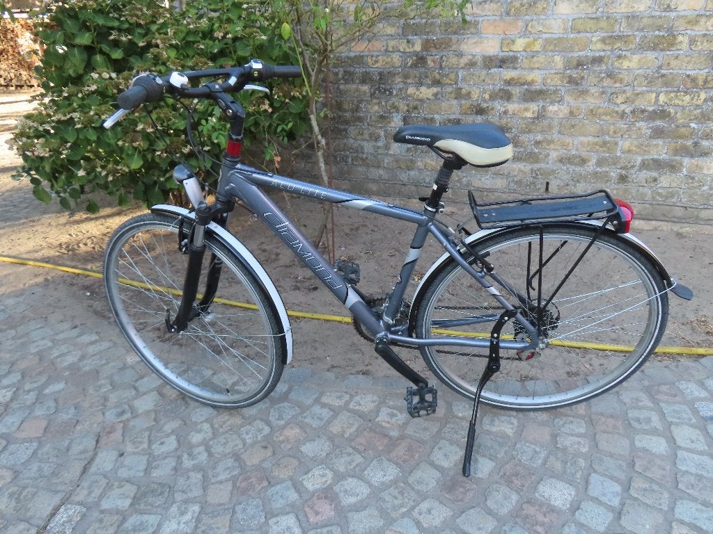 Herenfiets - Diamond - Alu lite , volledig in orde, Ophalen, Gebruikt, Velgrem, Versnellingen