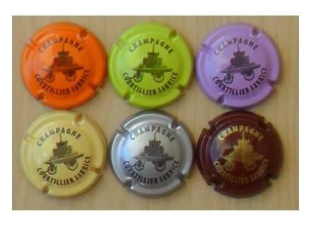 Champagne capsules - Courtillier F 9 Pressoir (L 6219), Envoi