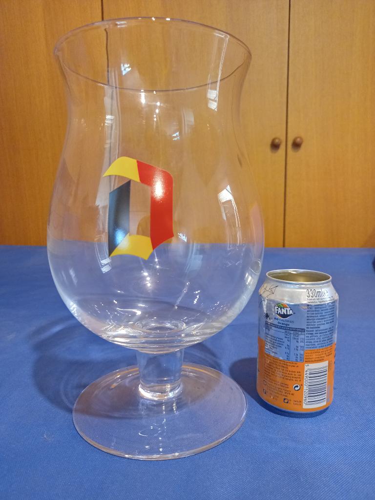 Duvel glas van 3 liter, Ophalen of Verzenden, Zo goed als nieuw, Glas of Glazen, Duvel