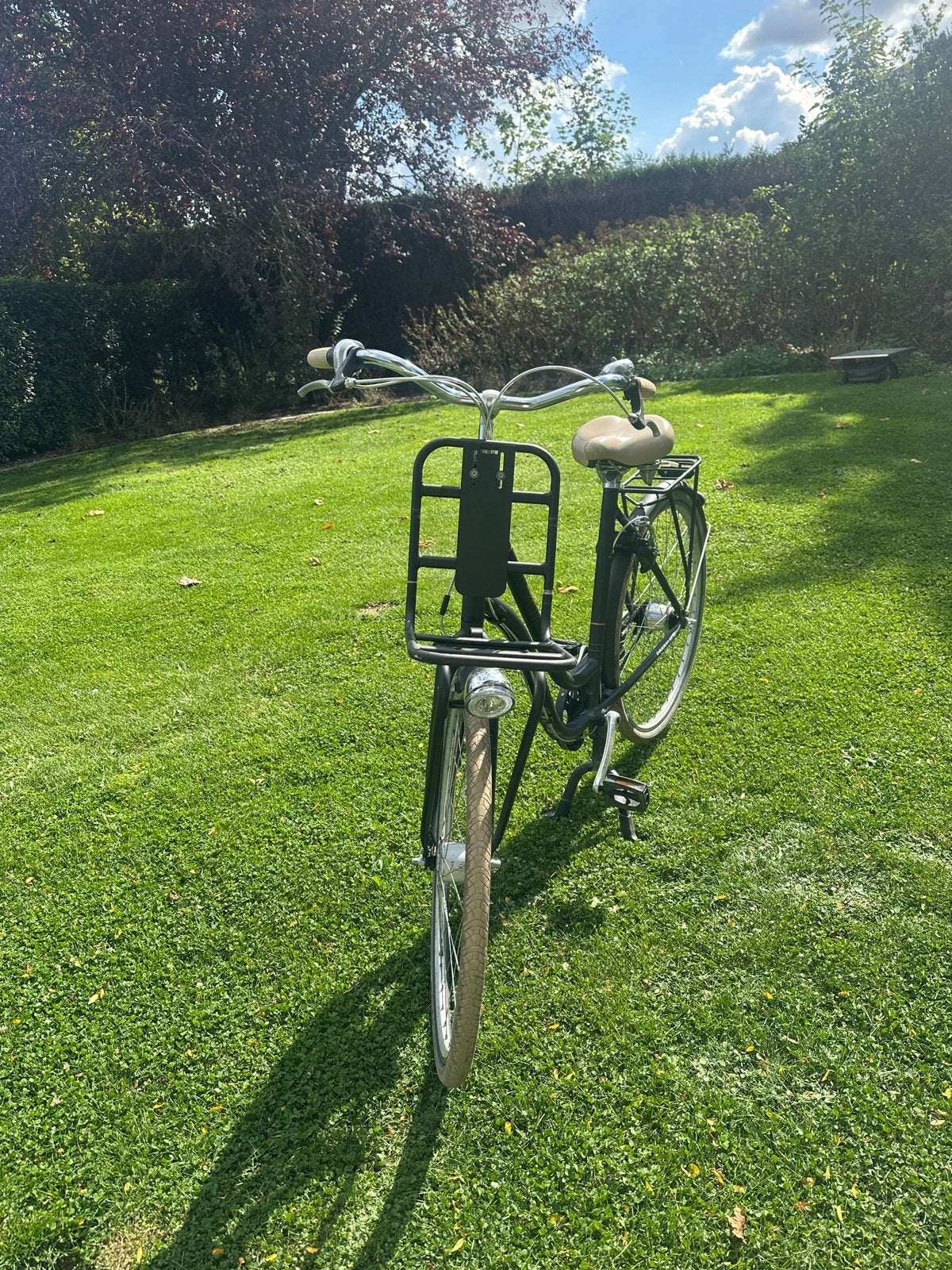 Zwarte volwassenen frappé fiets, Fietsen en Brommers, Ophalen, Gebruikt, Velgrem, Versnellingen