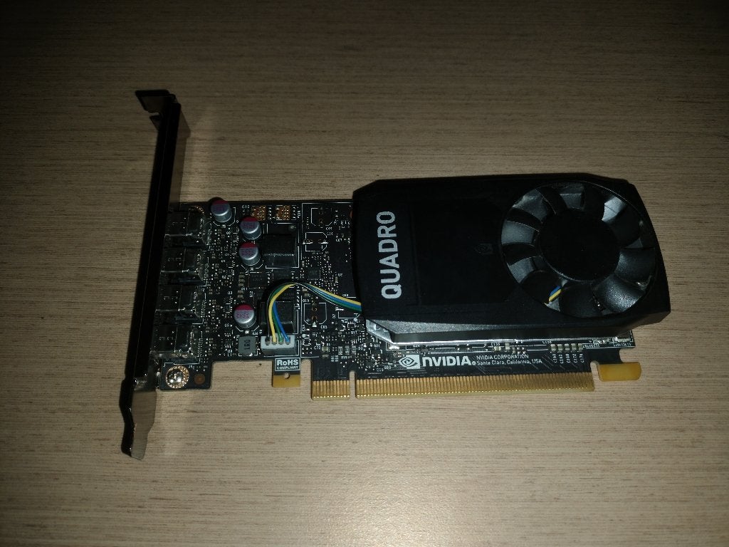 Nvidia Quadro P1000, Computers en Software, PCI-Express 3, Gebruikt, Ophalen of Verzenden, GDDR5