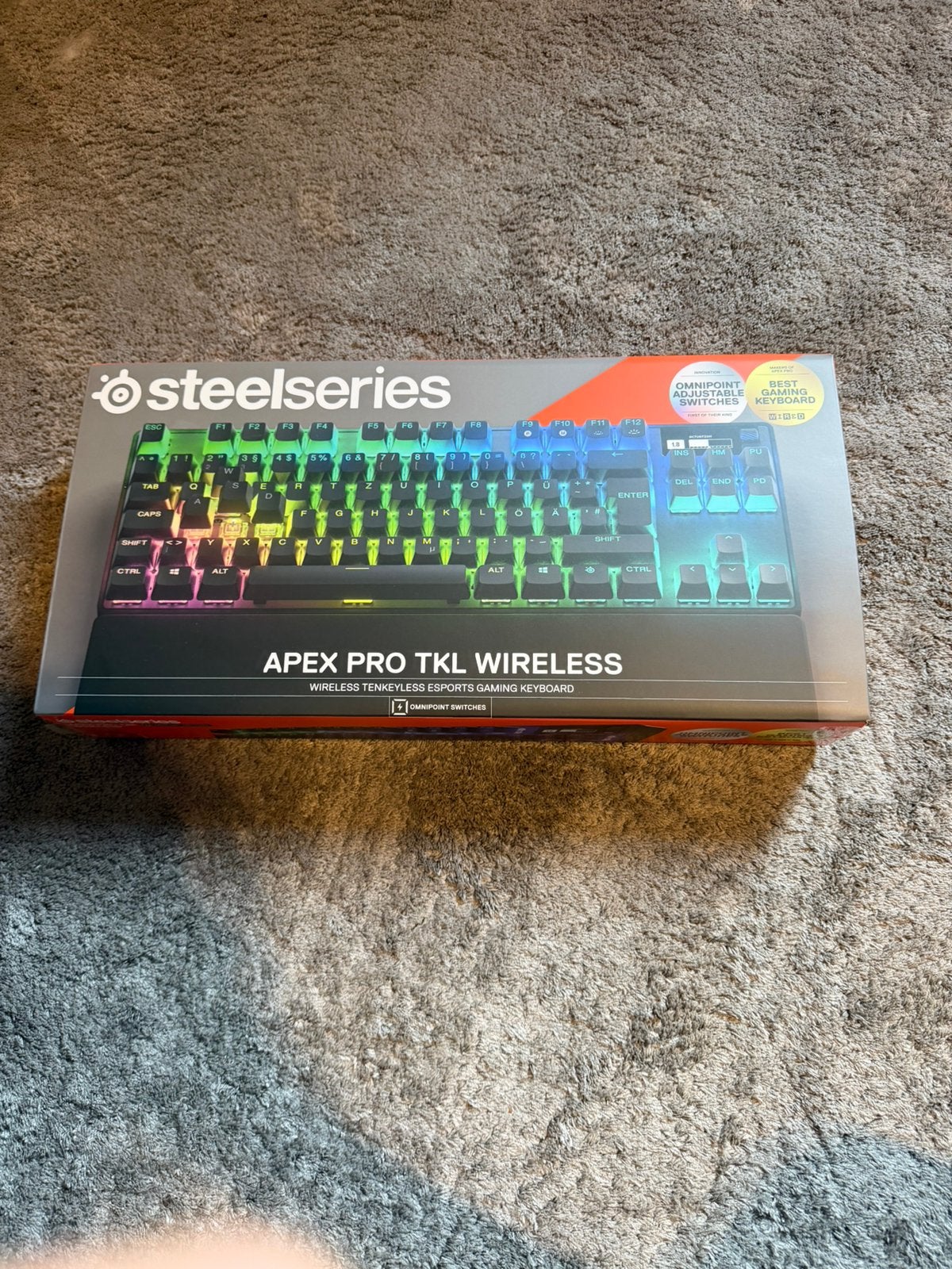 Steelseries apex pro tkl wireless, Computers en Software, Toetsenborden, Ophalen of Verzenden, Azerty, Zo goed als nieuw, Draadloos