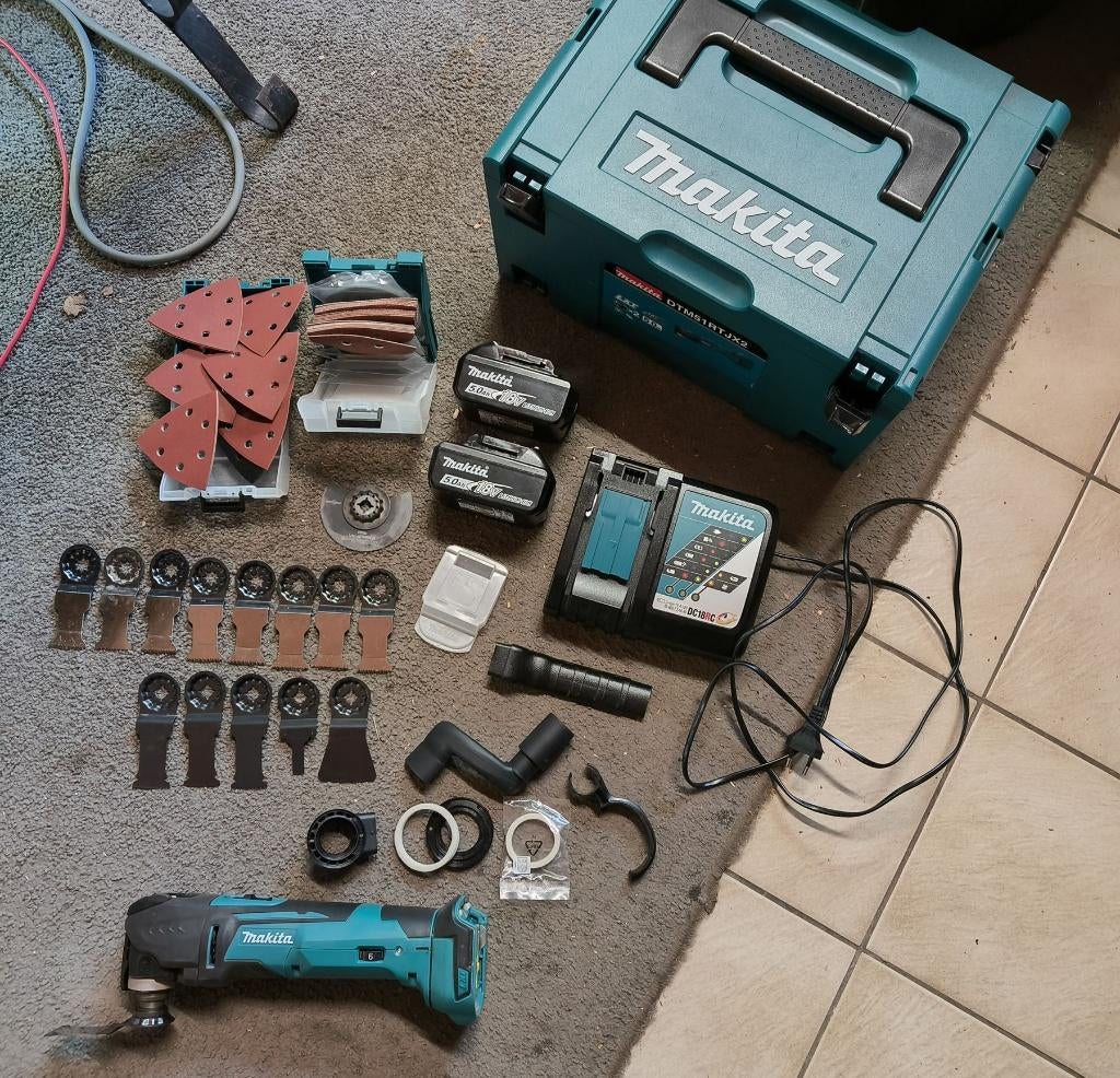 Makita Multitool, Ophalen, Gebruikt