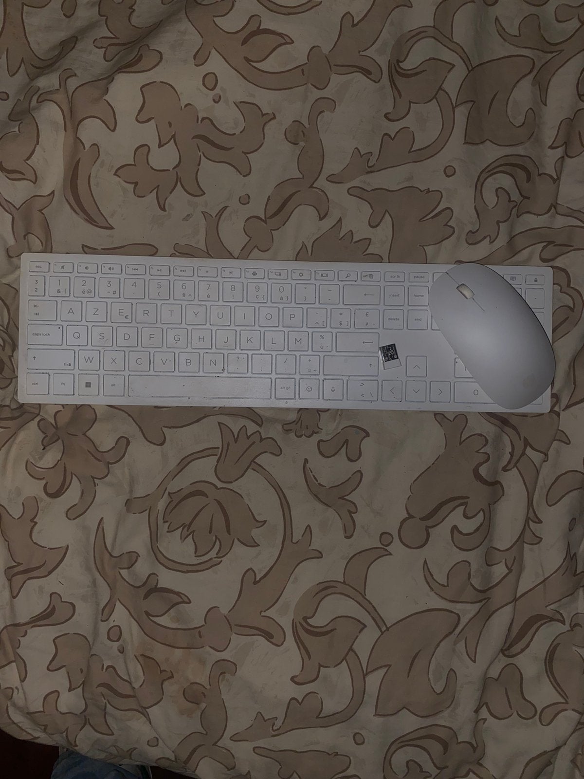 Draadloos hp keyboard en muis, Ophalen, Zo goed als nieuw, Draadloos