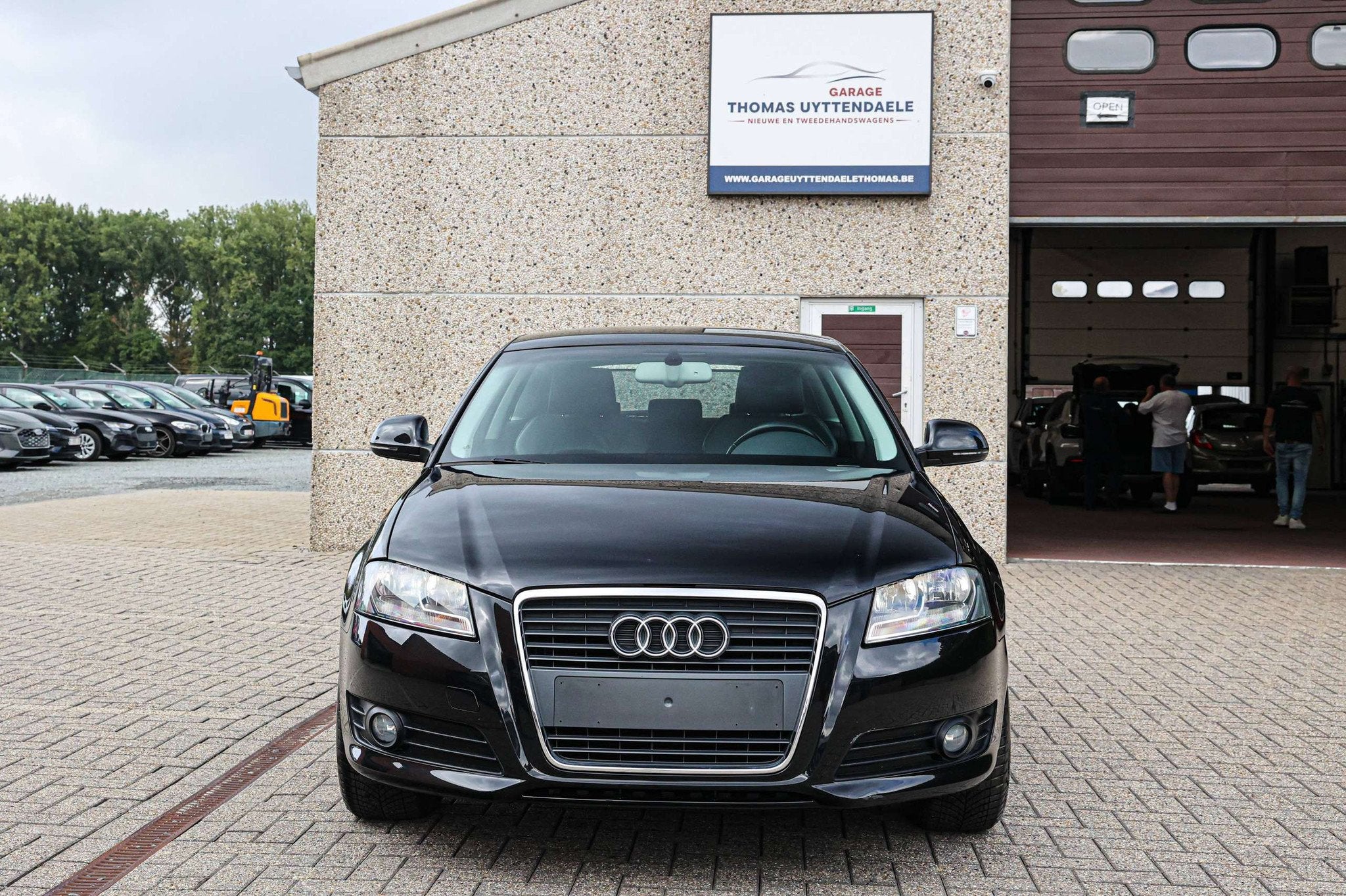 Audi A3 LEDER*AUTOMAAT*DIGITALE-AIRCO*RADIO-CD* (bj 2009), Auto's, Audi, Gebruikt, Zwart, 4 cilinders, Zwart