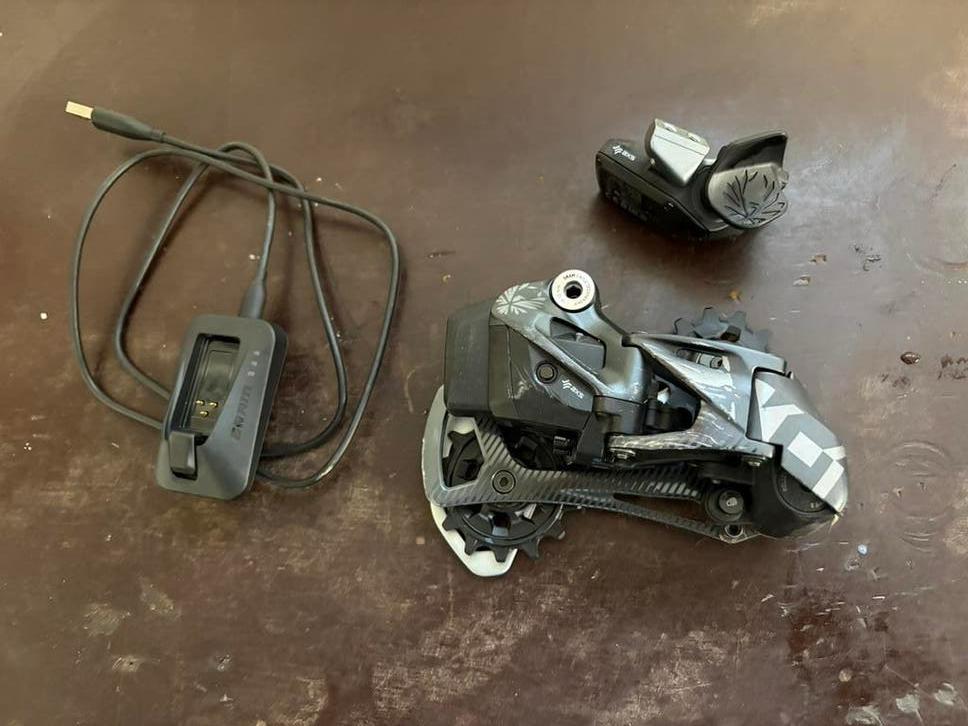 Sram XO1 AXS derailleur en schifter, Fietsen en Brommers, Fietsonderdelen, Ophalen of Verzenden, Zo goed als nieuw