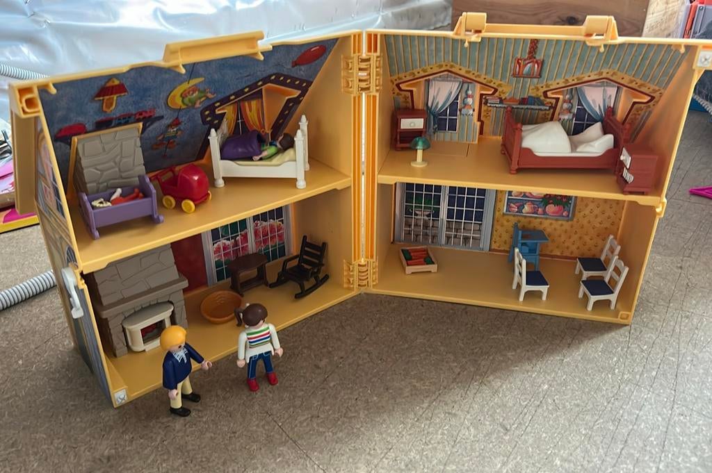 Playmobil huisje, Ophalen, Gebruikt