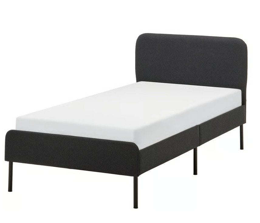 Ikea bed SLATTUM, Ophalen, Gebruikt, 90 cm, Eenpersoons
