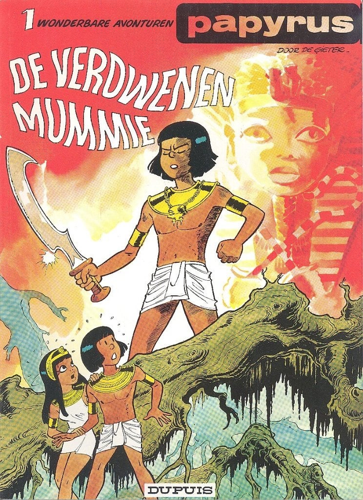 Papyrus nr 1 - De verdwenen mummie., Boeken, Stripverhalen, Eén stripboek, Ophalen of Verzenden, Zo goed als nieuw, De Gieter.