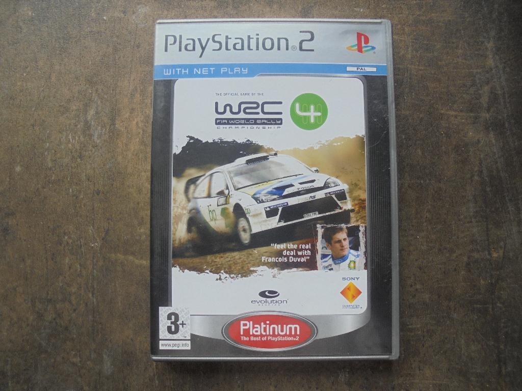 WRC 4 voor PS2 (zie foto's), Consoles de jeu & Jeux vidéo, Jeux | Sony PlayStation 2, 1 joueur, Course et Pilotage, Utilisé, À partir de 3 ans