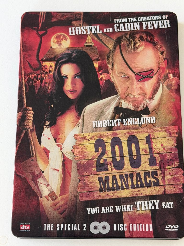 2001 Maniacs - 2-DVD Special Edition Steelbook, Vanaf 16 jaar, Nederlands, Ophalen of Verzenden, Gebruikt