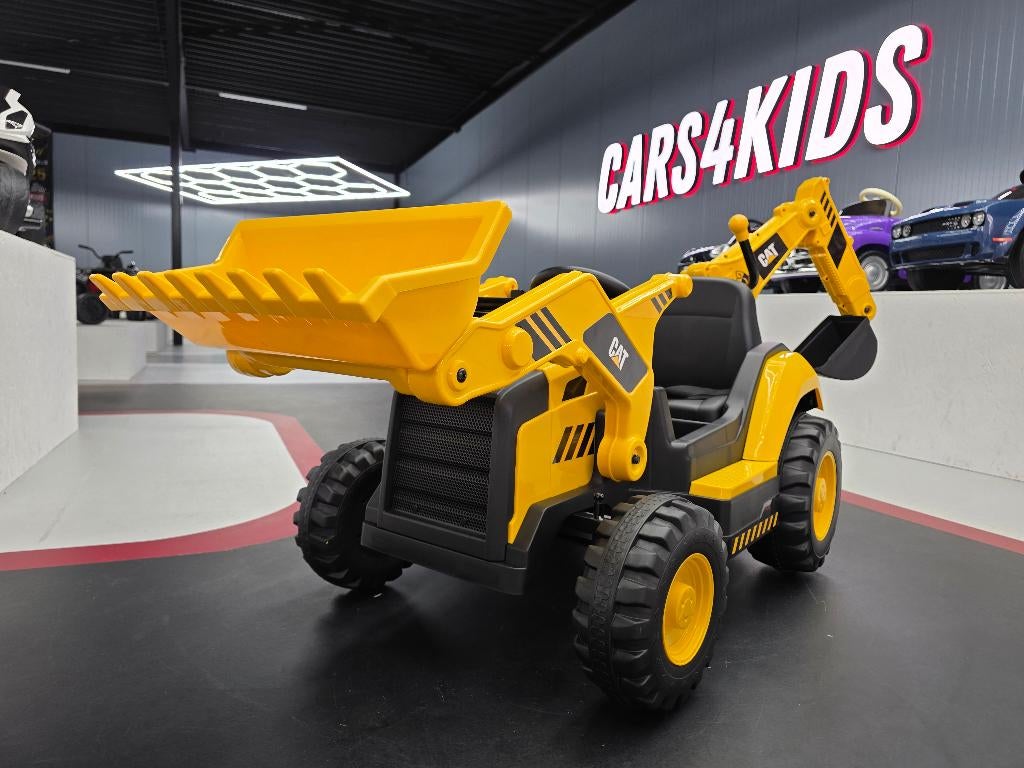 Kindertractor Caterpillar laad/graaf combinatie - soft start, Enfants & Bébés, Jouets | Véhicules en jouets, Neuf, Télécommande