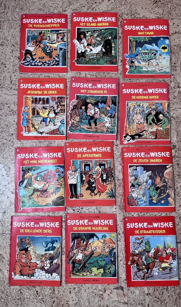 strips Suske en Wiske, Boeken, Gelezen, Willy Vandersteen, Ophalen of Verzenden, Meerdere stripboeken