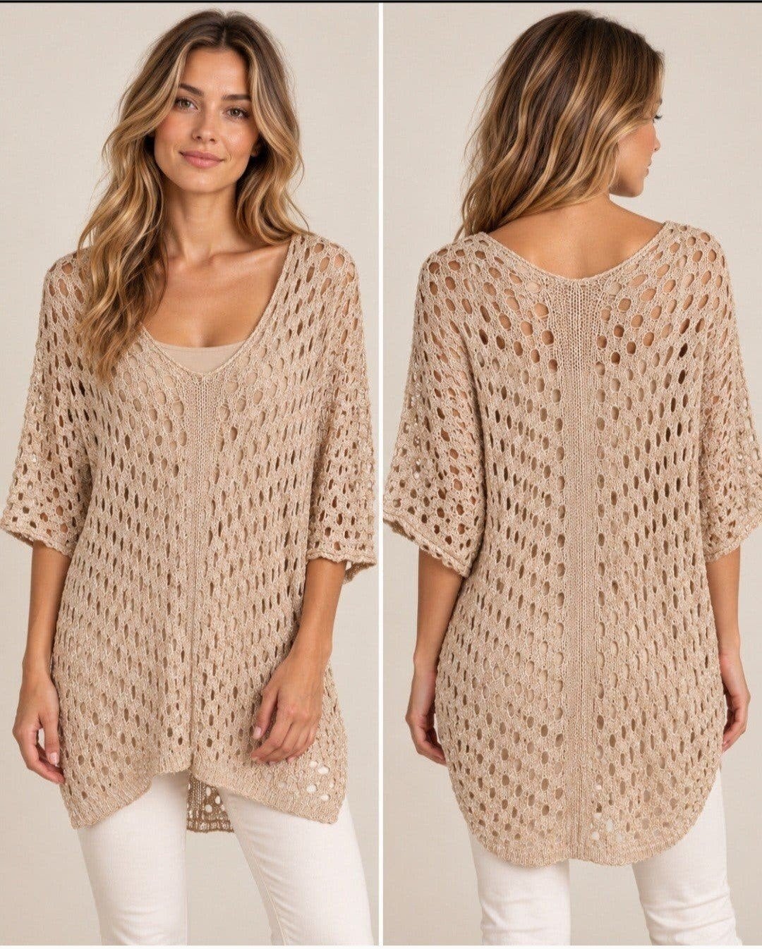 L'ATELIER Mila Paris Goudkleurige Trui Maat M - Topstaat, Kleding | Dames, Maat 38/40 (M), Zo goed als nieuw, Goud, L'Atelier