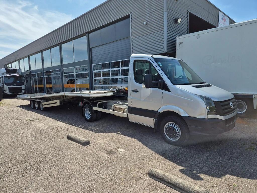 Volkswagen Crafter 2.0TDI BE Combi/ Autotransporter 10m mit, Autos, Achat, Entreprise, Diesel, 4 cylindres