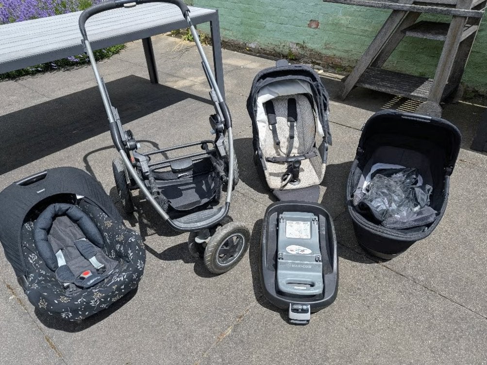 Buggy 3 in 1 Maxi cosi mura, Ophalen, Gebruikt, Maxi-Cosi, Regenhoes