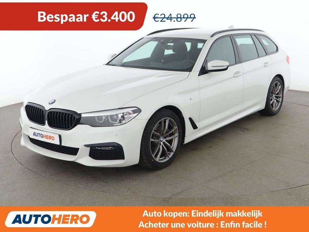 BMW 5 Serie 520 520d M Sport (année de construction 2018), Autos, Euro 6, Noir, 5 portes, Cruise Control