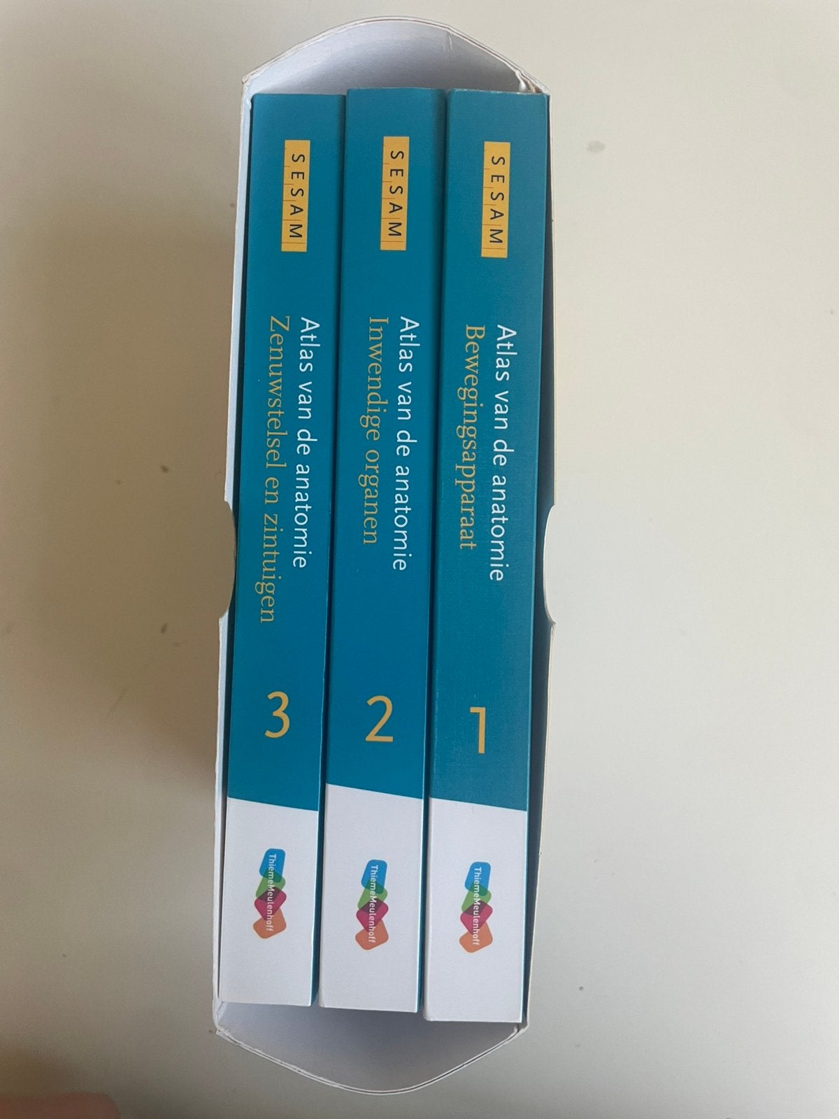 Atlas vd anatomie delen 1,2,3 in cassette, Boeken, Ophalen, Nederlands