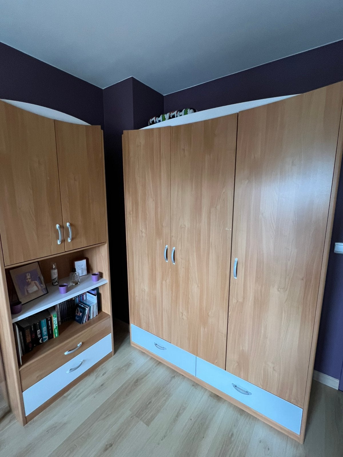 Ensemble complet chambre à coucher jeune 1 personne, Ophalen, Gebruikt, Eenpersoons, Moderne