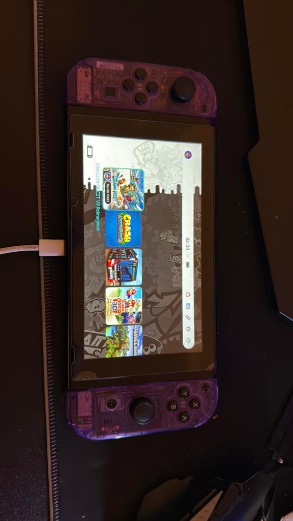 Switch pucer avec 14jeux inclus, Enlèvement, Comme neuf