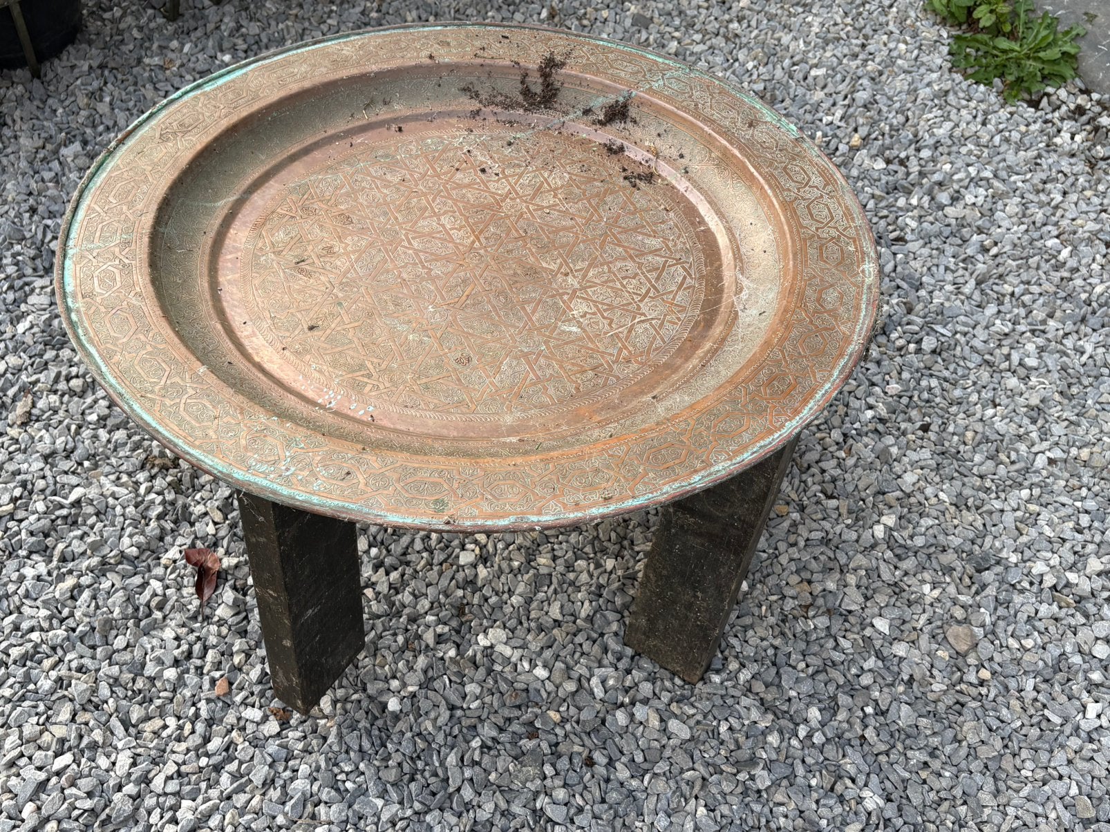 Table de salon en etain, Moins de 50 cm, Rond, 50 à 100 cm, Enlèvement